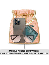 Heritage Embroidered Potli with Pearls