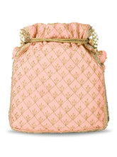 Heritage Embroidered Potli with Pearls