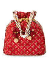 Glamour Grasp Cream Colour Potli Bag