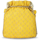 Stylish Glamour Grasp Potli Bag - Yellow