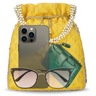 Stylish Glamour Grasp Potli Bag - Yellow