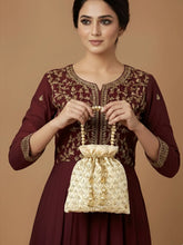 Shine On Studded Stone Potli Bag