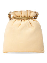 Evening Chic Cream Potli Bag