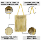 Glam Tassel Chain Detail Handbag