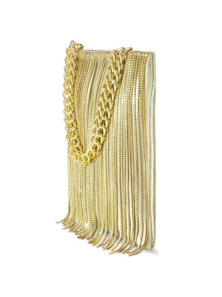 Glam Tassel Chain Detail Handbag