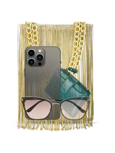 Glam Tassel Chain Detail Handbag