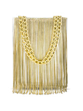 Glam Tassel Chain Detail Handbag