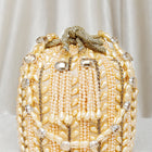 Sparkling Accent Bridal Glam Potli Bag - Rose Gold