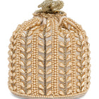 Sparkling Accent Bridal Glam Potli Bag - Champagne