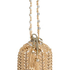 Sparkling Accent Bridal Glam Potli Bag - Champagne