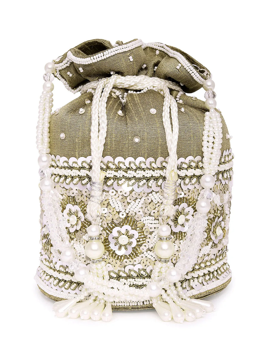 Bling Bliss Sequin-Infused Potli Bag