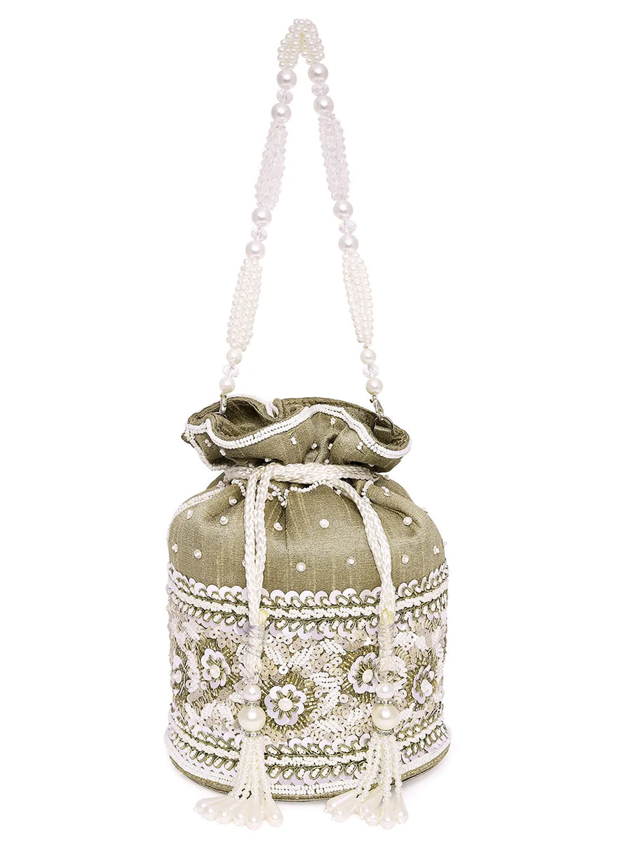 Bling Bliss Sequin-Infused Potli Bag