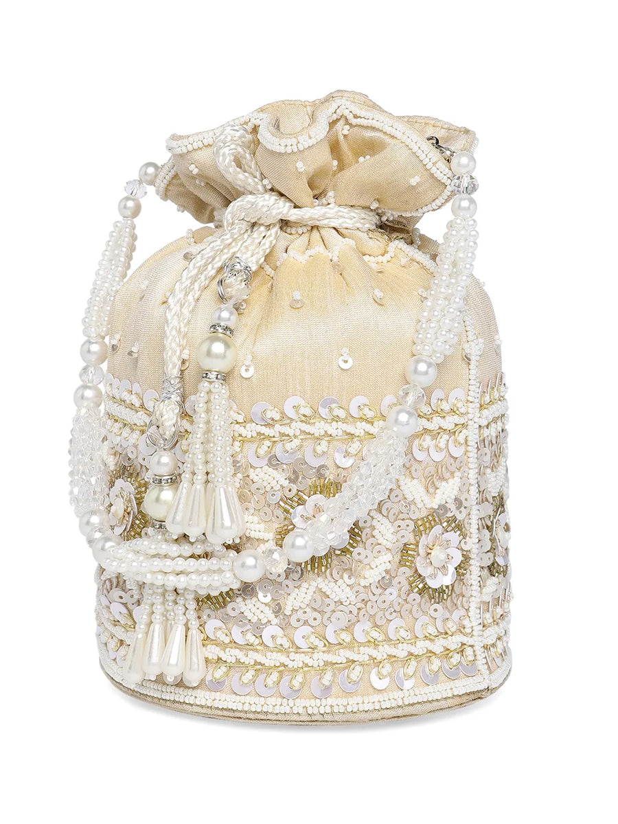 Bling Bliss Sequin-Infused Potli Bag