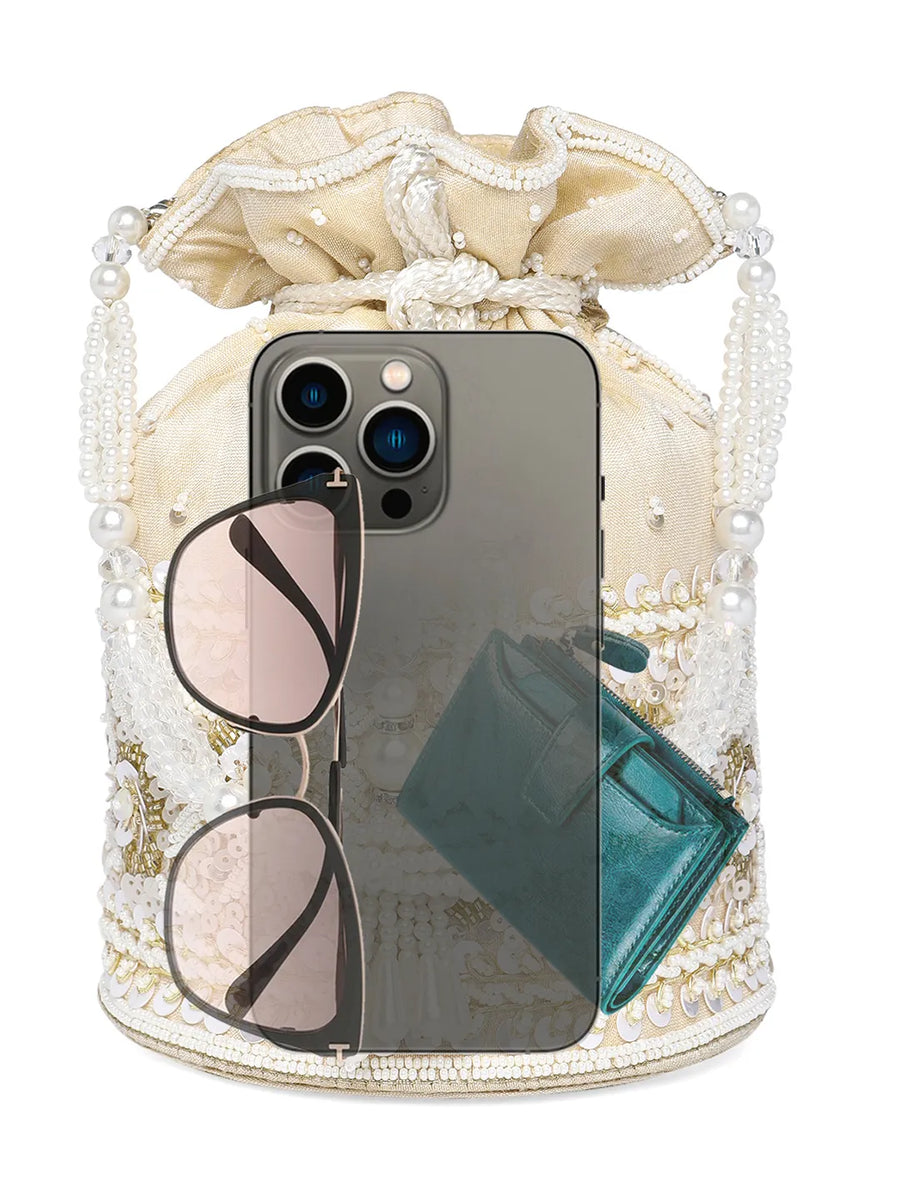 Bling Bliss Sequin-Infused Potli Bag