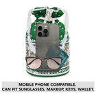 Bling Bliss Sequin-Infused Potli Bag - Green