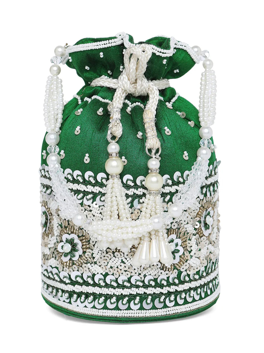Bling Bliss Sequin-Infused Potli Bag