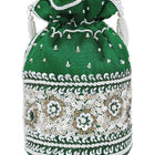 Bling Bliss Sequin-Infused Potli Bag - Green