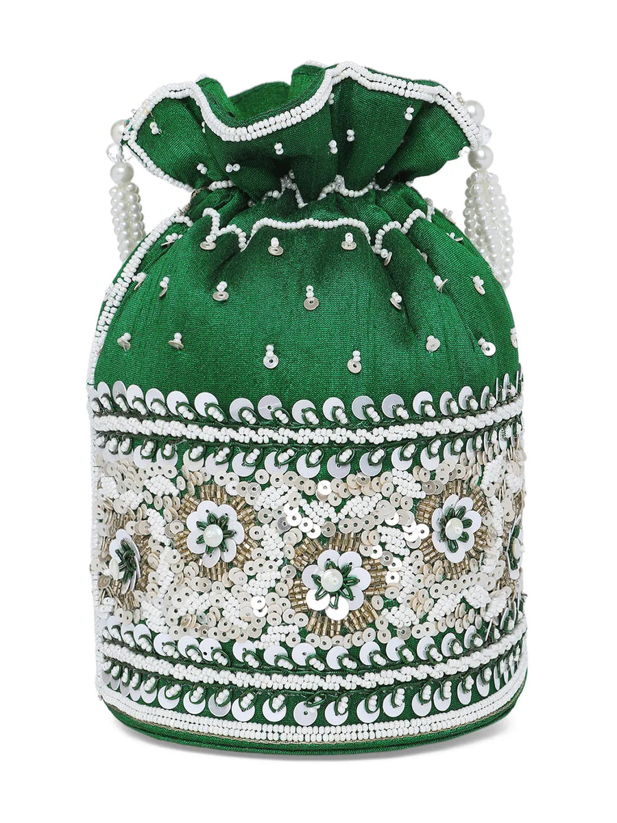 Bling Bliss Sequin-Infused Potli Bag
