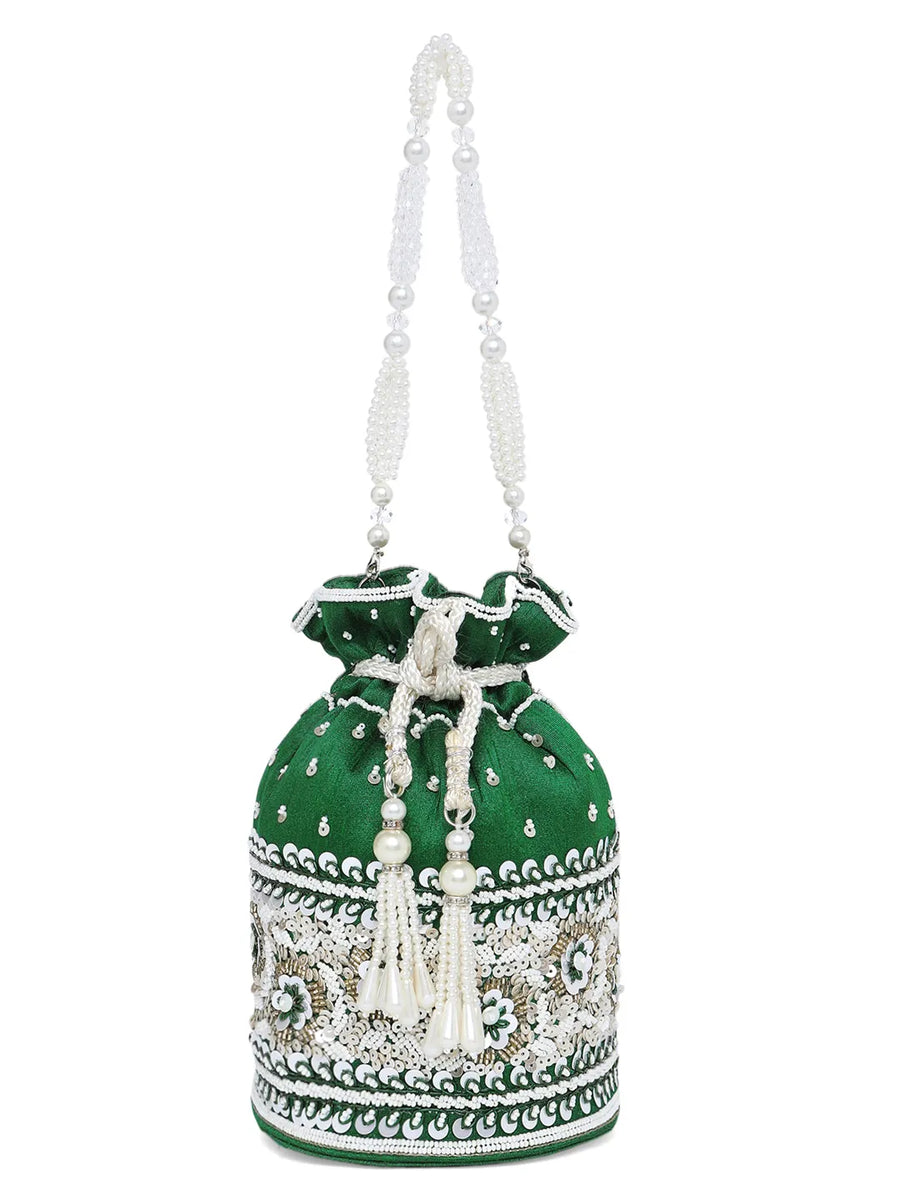 Bling Bliss Sequin-Infused Potli Bag