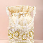 Bling Bliss Sequin-Infused Potli Bag - Gold