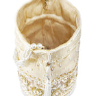 Bling Bliss Sequin-Infused Potli Bag - Gold