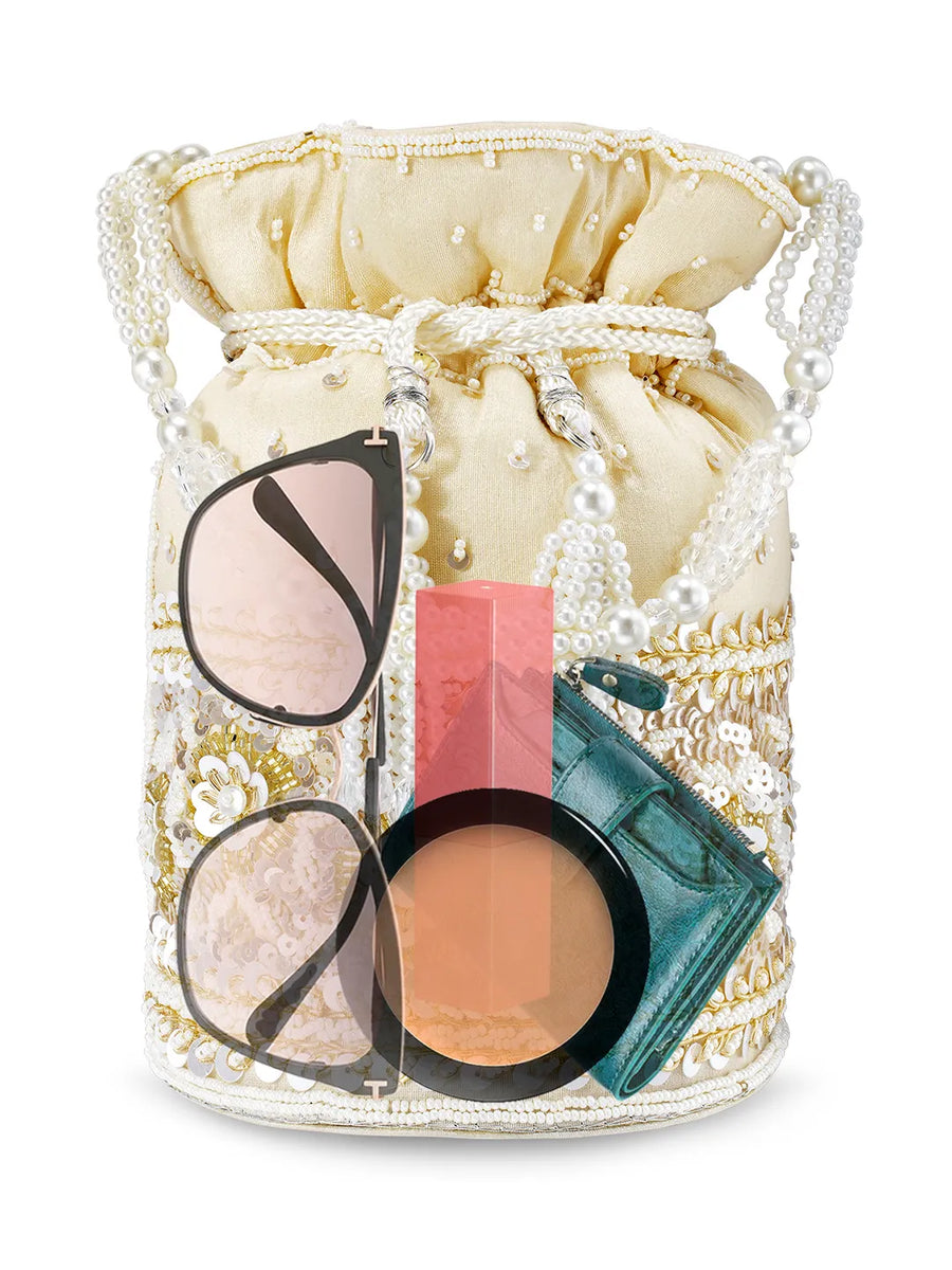 Bling Bliss Sequin-Infused Potli Bag