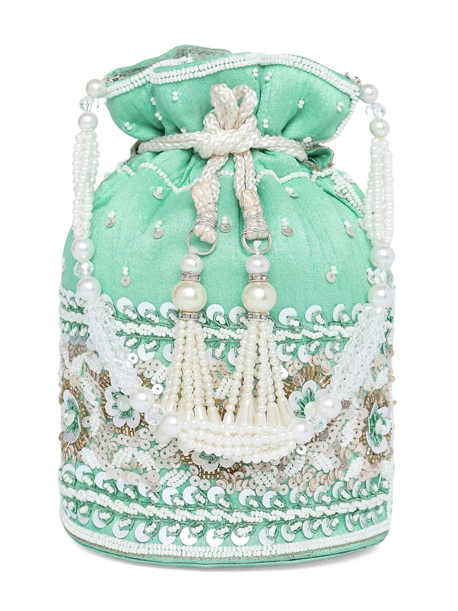 Bling Bliss Sequin-Infused Potli Bag