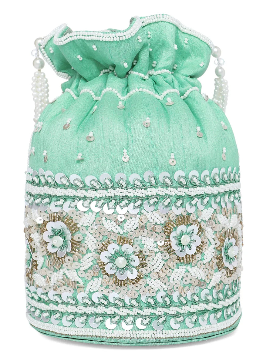 Bling Bliss Sequin-Infused Potli Bag