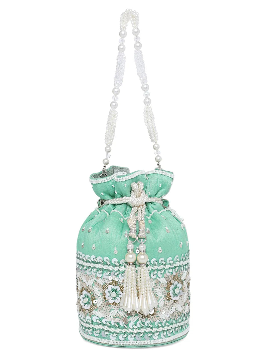 Bling Bliss Sequin-Infused Potli Bag