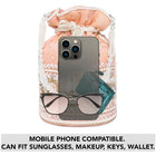 Bling Bliss Sequin-Infused Potli Bag - Peach
