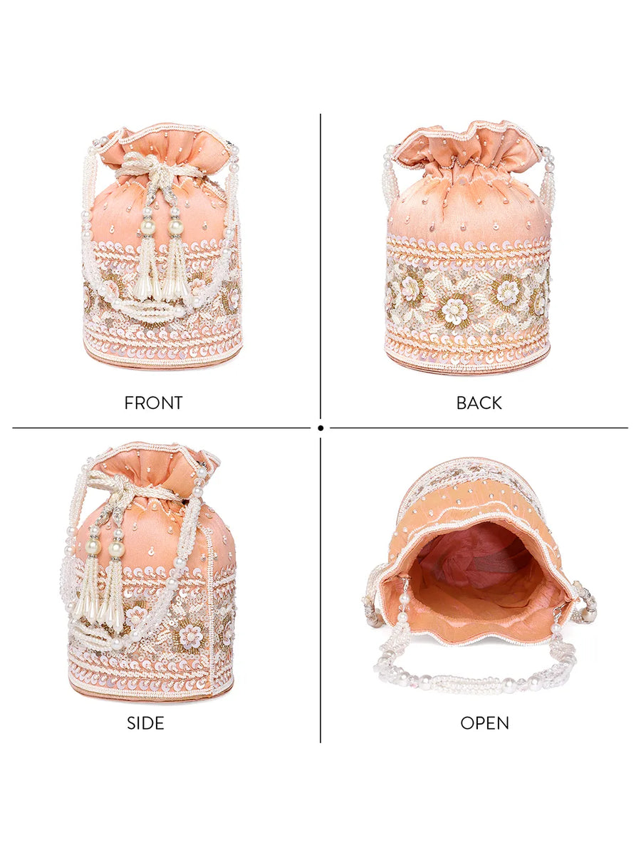 Bling Bliss Sequin-Infused Potli Bag