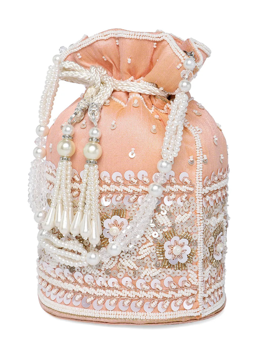 Bling Bliss Sequin-Infused Potli Bag
