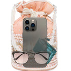 Bling Bliss Sequin-Infused Potli Bag - Peach