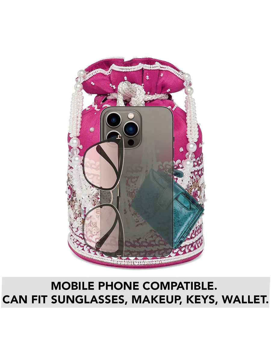 Bling Bliss Sequin-Infused Potli Bag