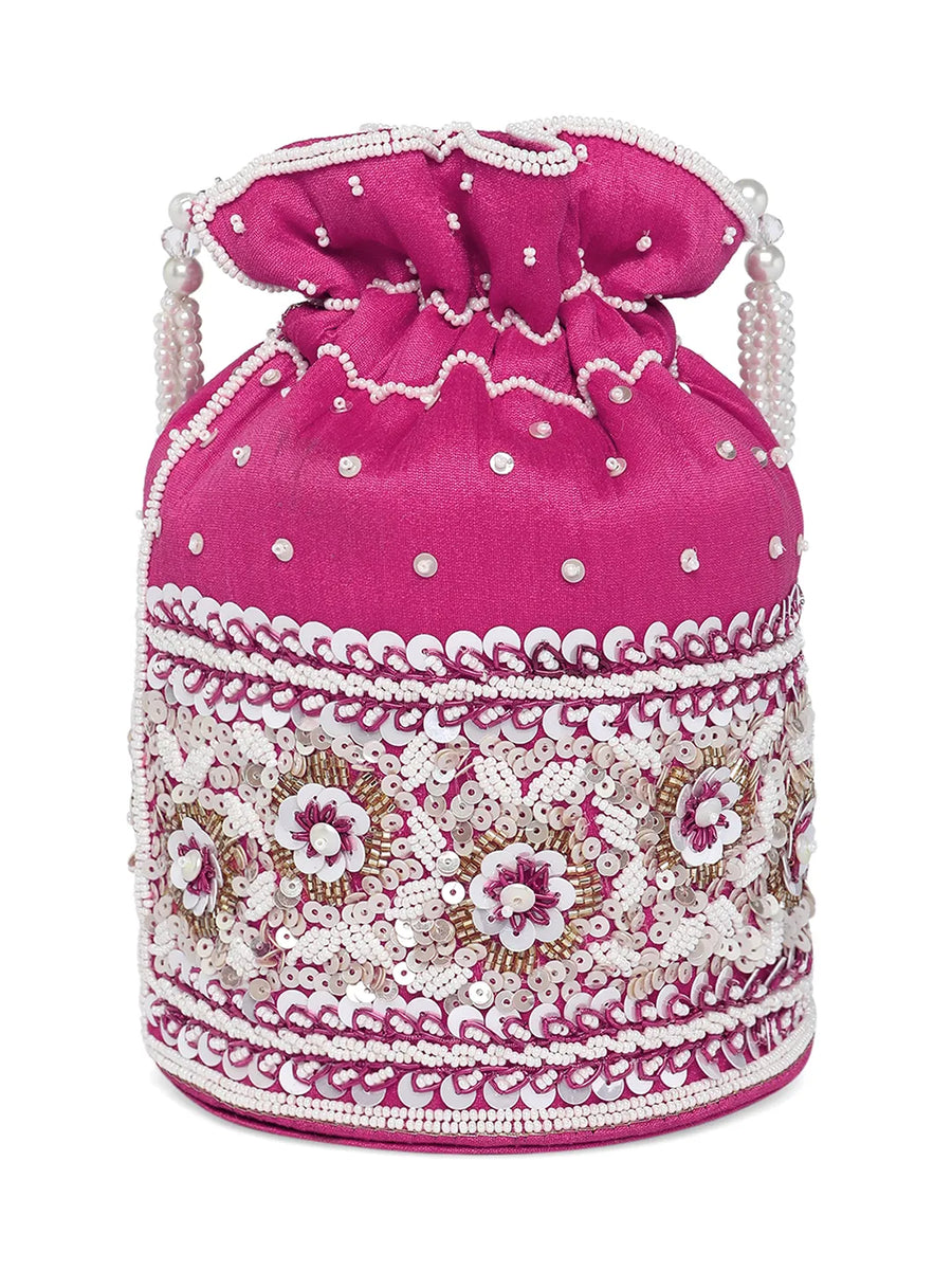 Bling Bliss Sequin-Infused Potli Bag