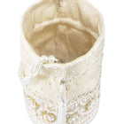 Bling Bliss Sequin-Infused Potli Bag - White