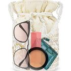 Bling Bliss Sequin-Infused Potli Bag - White