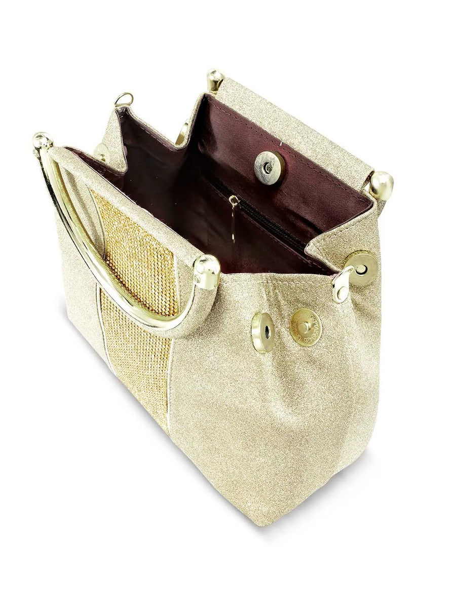 Handcrafted Glamour Potli Bags - Gold