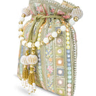 Potli Perfection Elegant Wristlet - Green