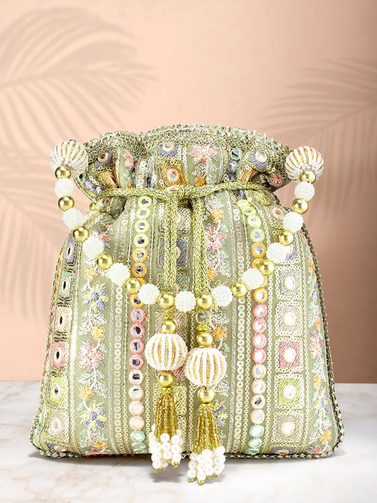 Elegant Wristlet – Stylish Ethnic Clutch for Women | Peora