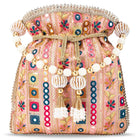 Potli Perfection Elegant Wristlet - Peach