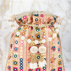Potli Perfection Elegant Wristlet - Peach