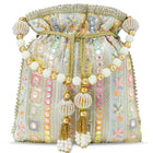 Potli Perfection Elegant Wristlet - White
