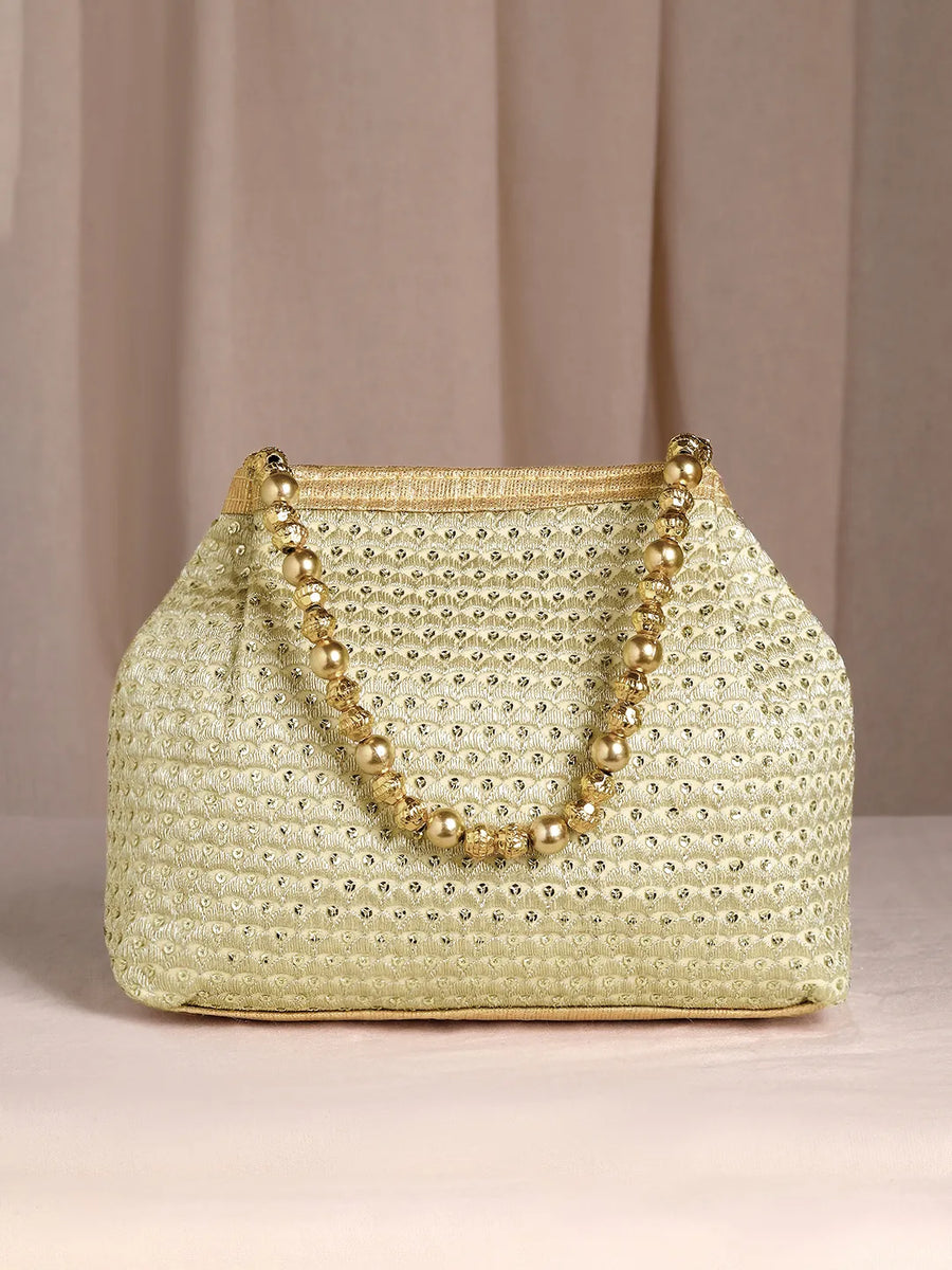 Handmade Zari Sequin Potli Bag