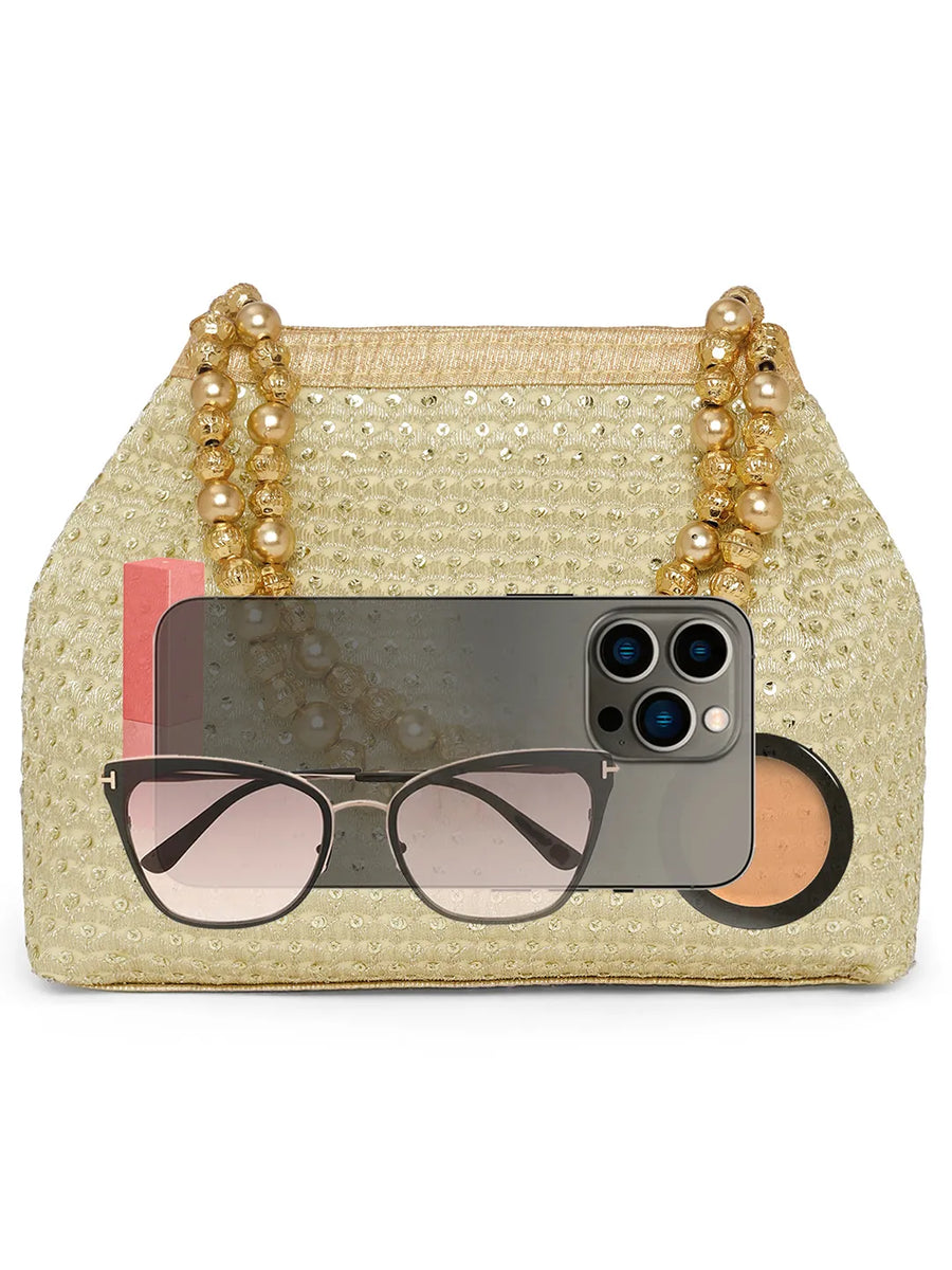 Handmade Zari Sequin Potli Bag