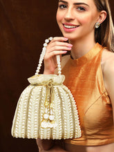 Wedding Bliss Cream Colour Potli Bag