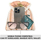 Wedding Bliss Wristlet Potli Bag - Peach