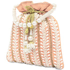 Wedding Bliss Wristlet Potli Bag - Peach