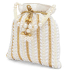 Wedding Bliss Wristlet Potli Bag - White