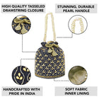 Chic Potli Bag for Fashion Brides - Blue